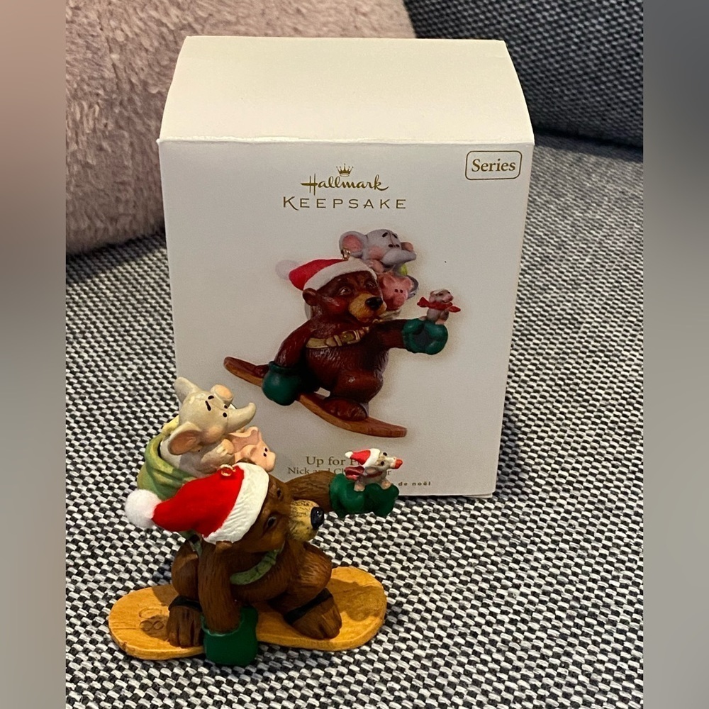 2008 Hallmark Keepsakes Ornament Nick and Christopher “Up for Fun"  In Box